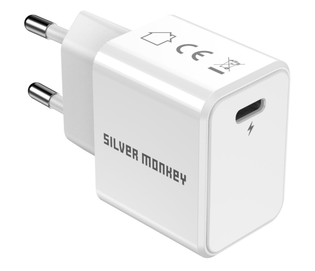Silver Monkey Ładowarka sieciowa 25W USB-C PD (mini) - 698301 - zdjęcie
